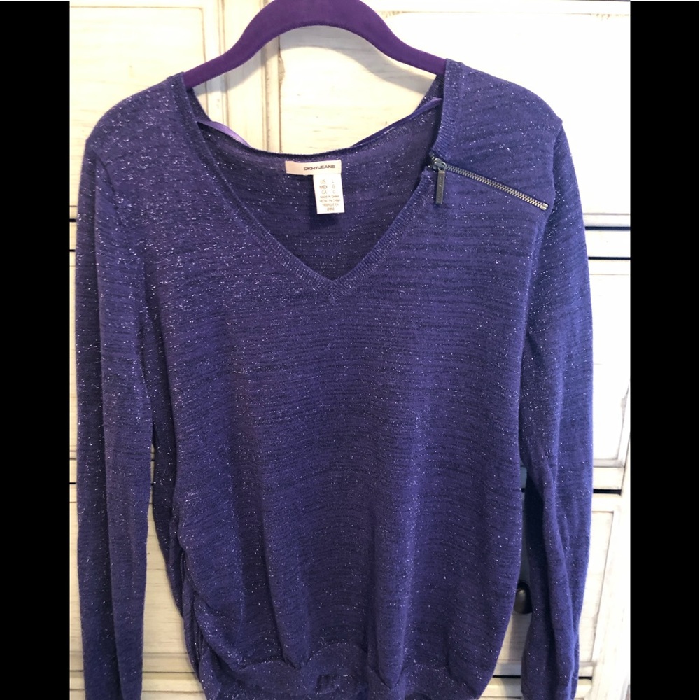 💜DKNY Shimmery Sweater!!